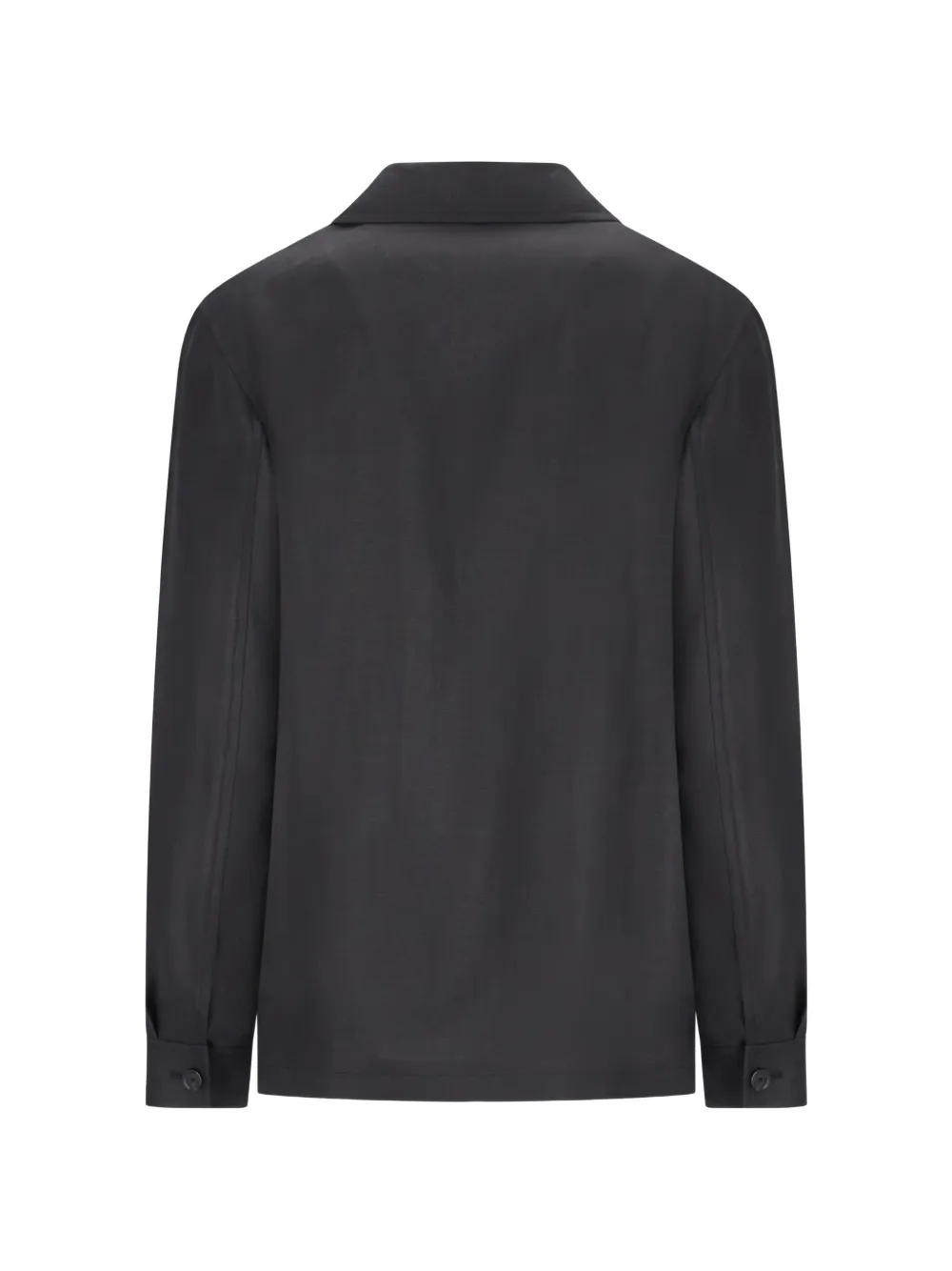Tagliatore button-up shirt jacket Zwart