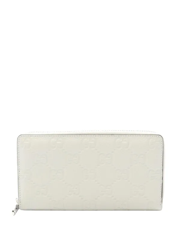 Gucci GGパターン グレー 長財布 Gucci Pre-Owned 2016-2026 グッチシマ ウォレット 長財布 | グレー
