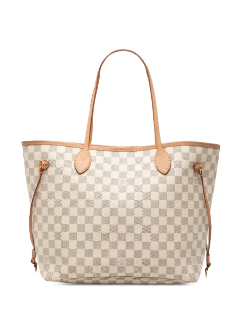 Louis Vuitton Pre-Owned bolso shopper Neverfull MM con lona Damier Ebene característica 2019