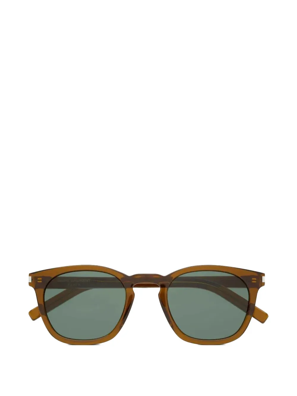 Saint Laurent Bold 28 round-frame sunglasses - Braun
