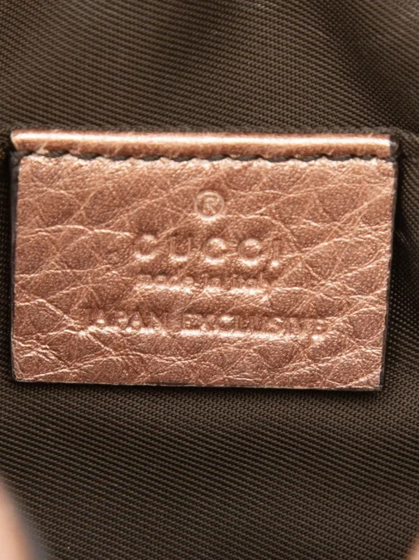 Gucci Pre-Owned 2000-2015 レザー ソーホー コスメティックポーチ 