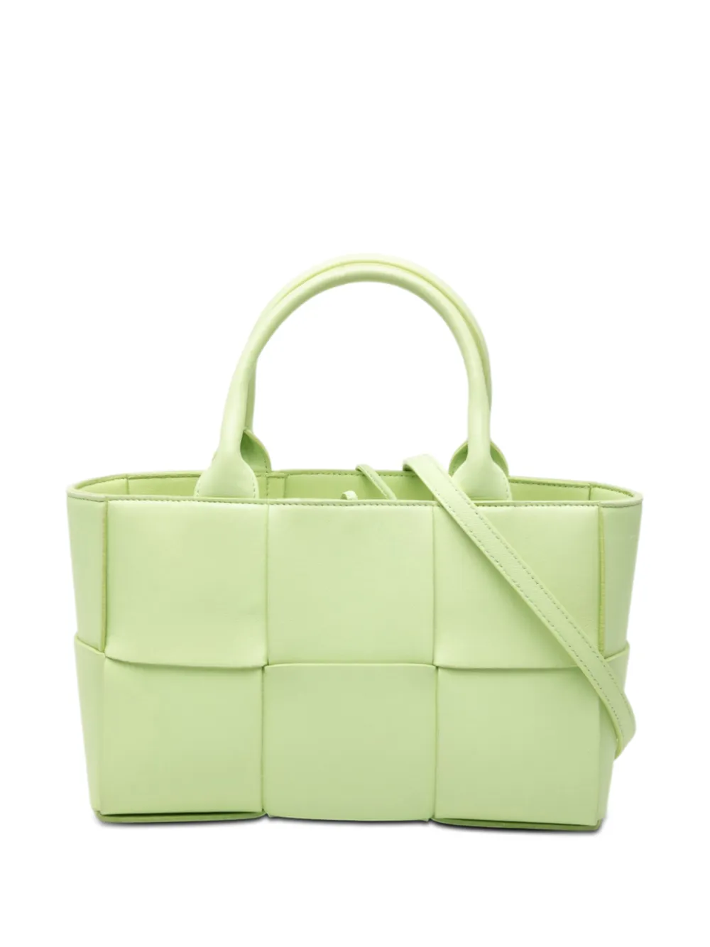 Bottega Veneta Pre-Owned 2012-2026 Mini Nappa Maxi Intrecciato Arco Tote satchel - Verde