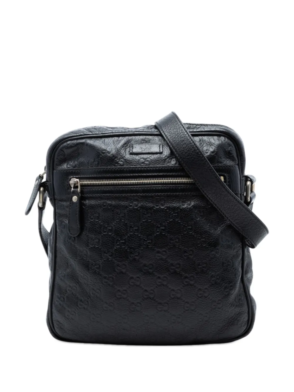 Gucci Pre-Owned 2016-2026 Guccissima crossbody bag - Nero