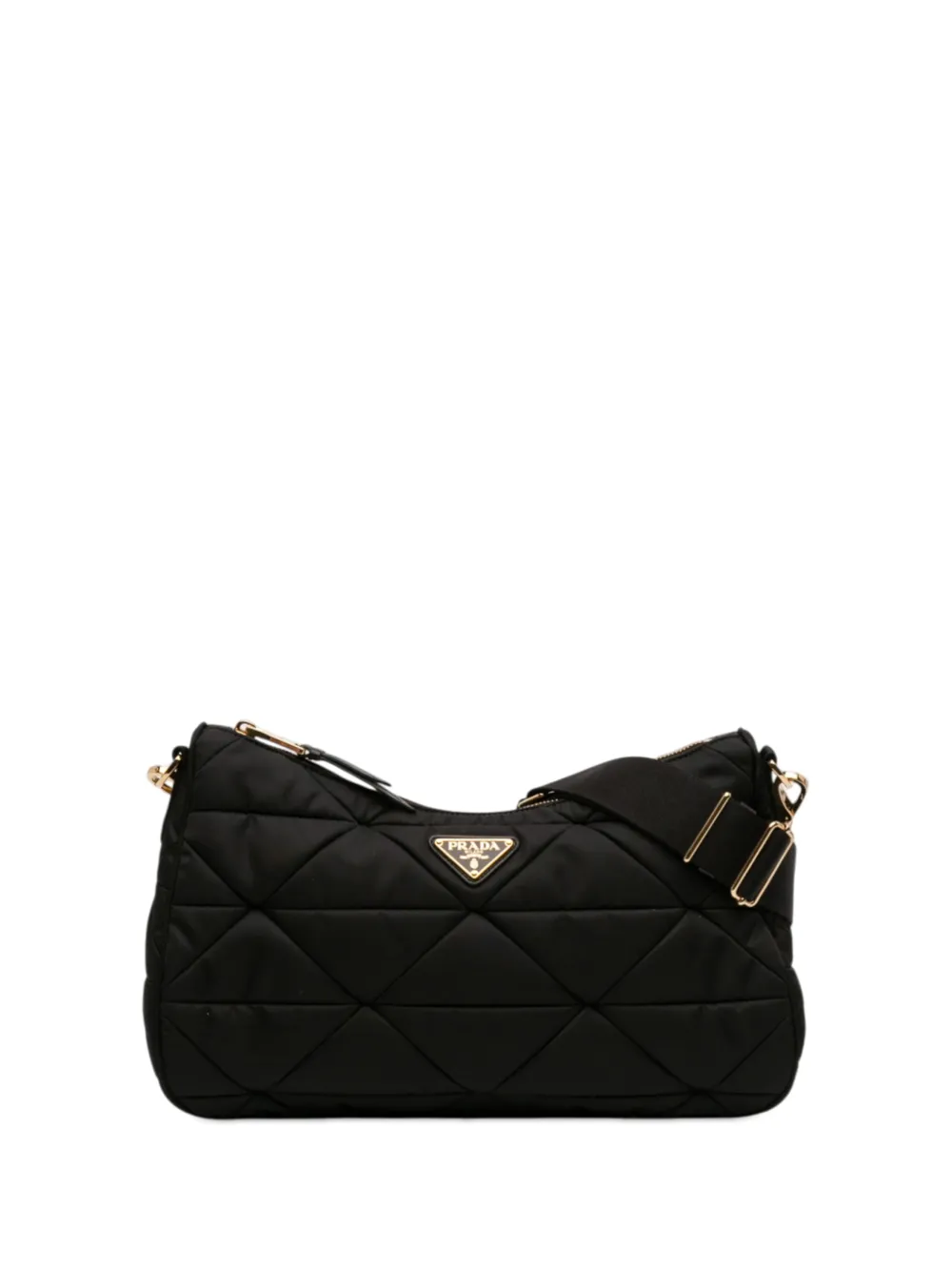 Prada Pre-Owned 2013-2026 Large Padded Re Nylon crossbody bag - Nero
