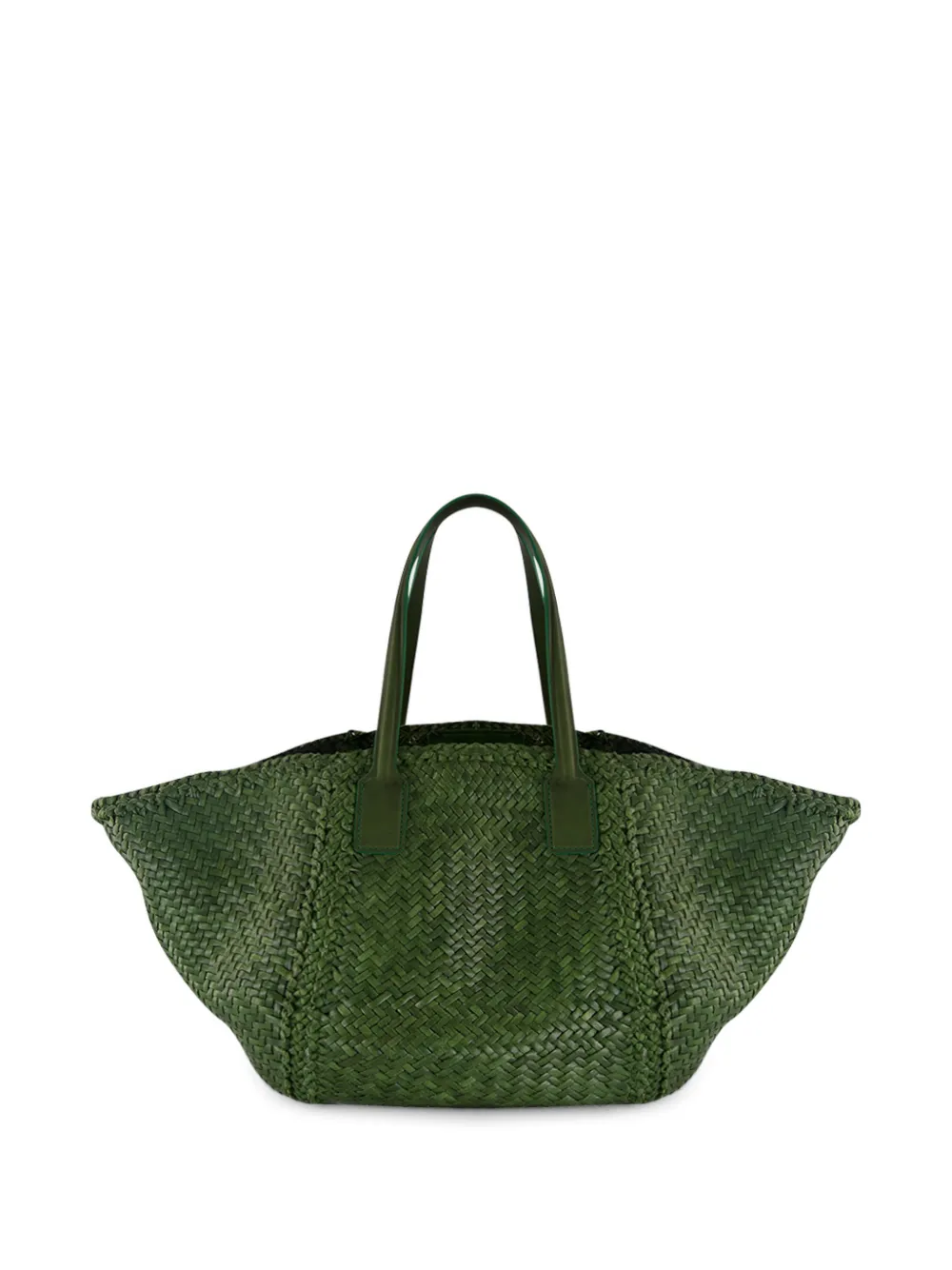 DRAGON DIFFUSION Teresa geweven shopper Groen