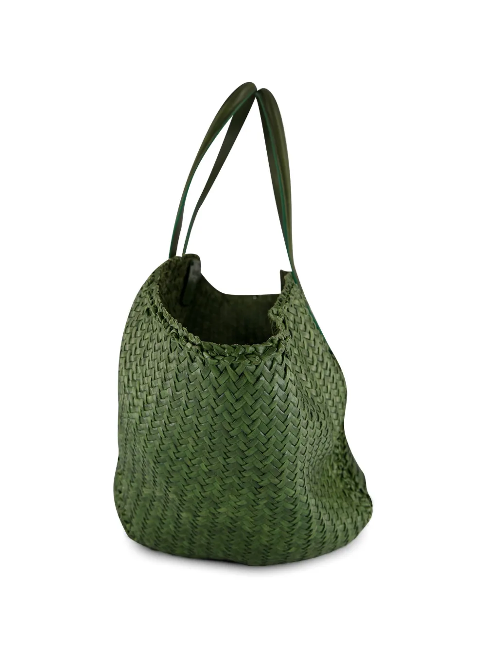 DRAGON DIFFUSION Teresa geweven shopper Groen