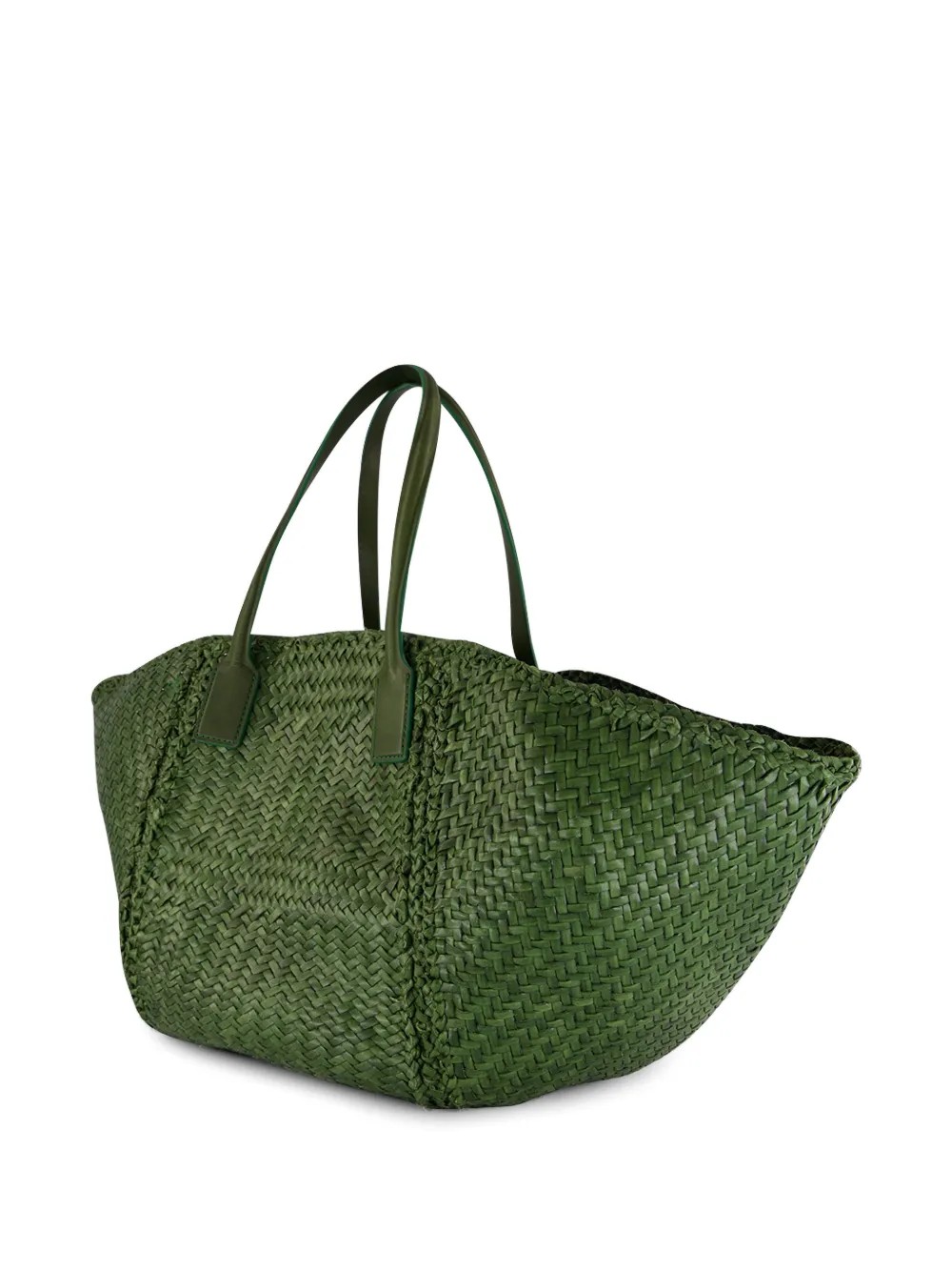 DRAGON DIFFUSION Teresa geweven shopper Groen