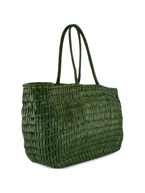 DRAGON DIFFUSION Terrafino woven tote bag