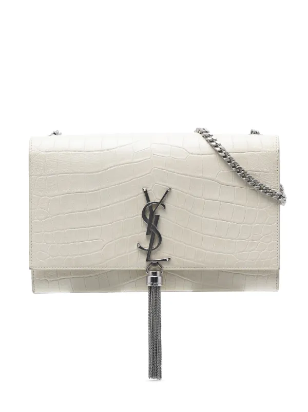 Saint Laurent Pre-Owned 2013-2025 ミディアム クロコエンボス Saint Laurent Pre-Owned 2013-2025 ミディアム クロコエンボス