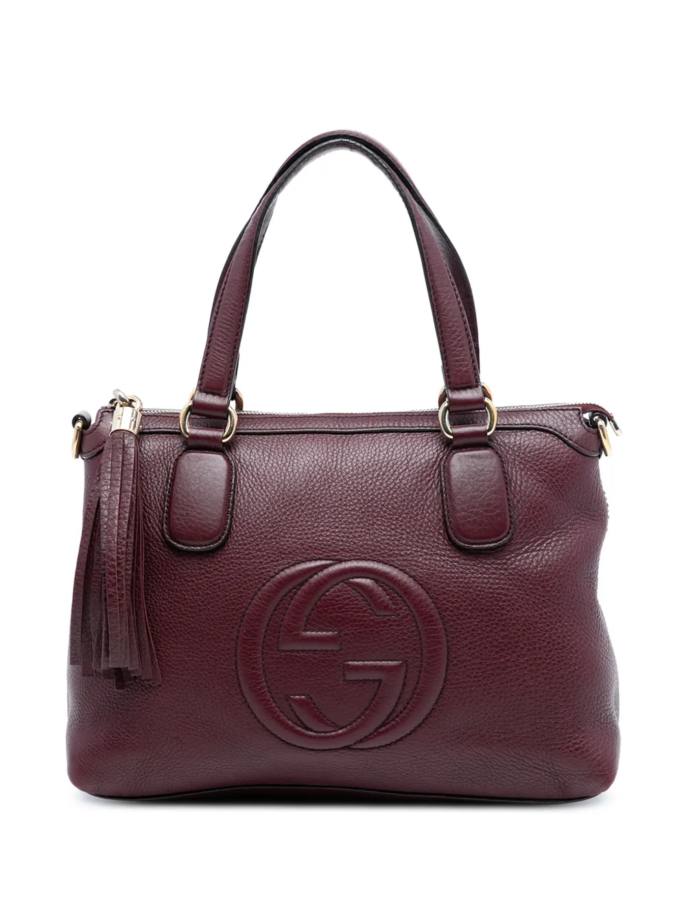 Gucci Pre-Owned 2016-2025 Small Leather Soho Working satchel - Rosso