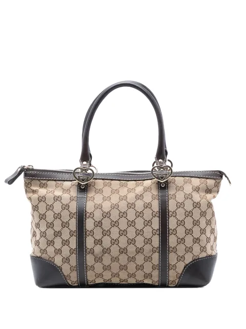 Gucci Pre-Owned GG Lovely tote i lærred fra 2000-2015