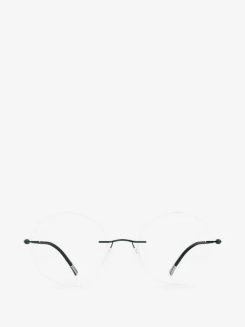 Silhouette rimless geometric-frame glasses