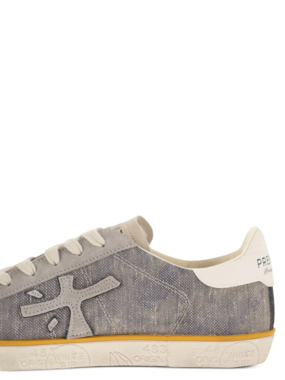 Premiata Steven 8050 logo-patch sneakers Blauw