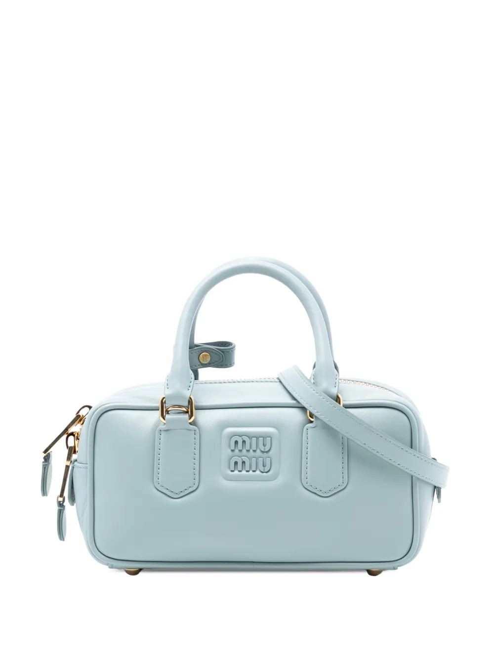 Miu Miu Pre-Owned 2010-2025 Leather Arcadie satchel - Blu
