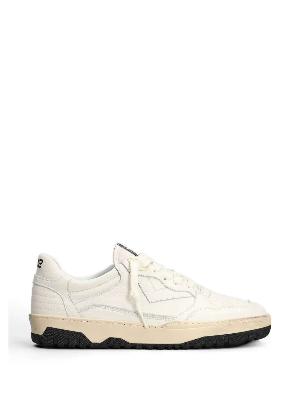 4B12 Olimpia panelled sneakers - Bianco