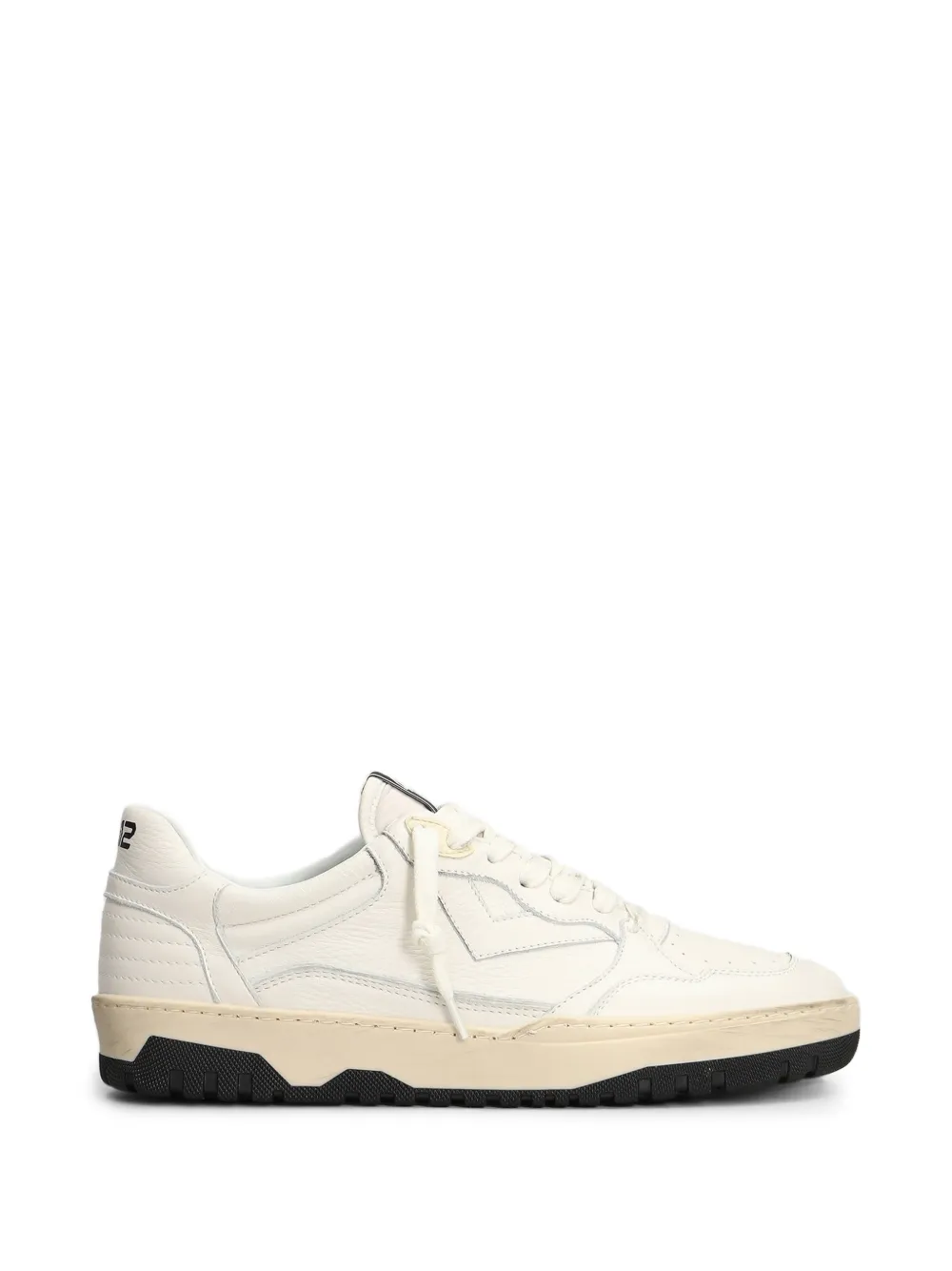 4B12 Olimpia panelled sneakers - Bianco