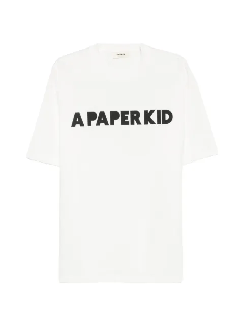 A Paper Kid T-Shirt mit Logo-Print
