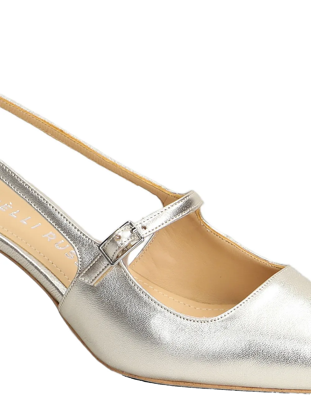 Fratelli Russo Slingback pumps met gespsluiting Zilver