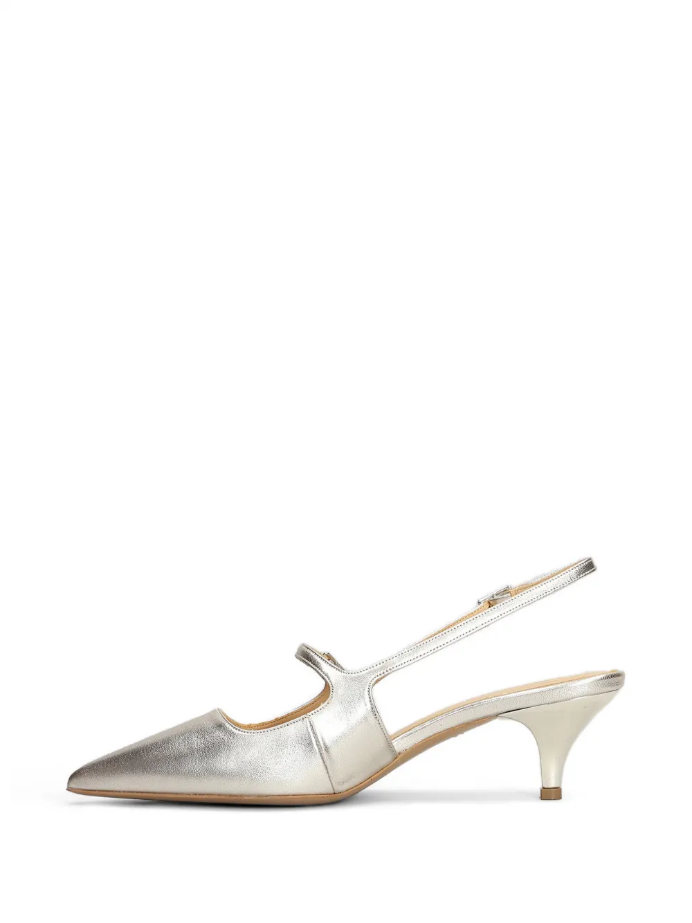 Fratelli Russo Slingback pumps met gespsluiting Zilver