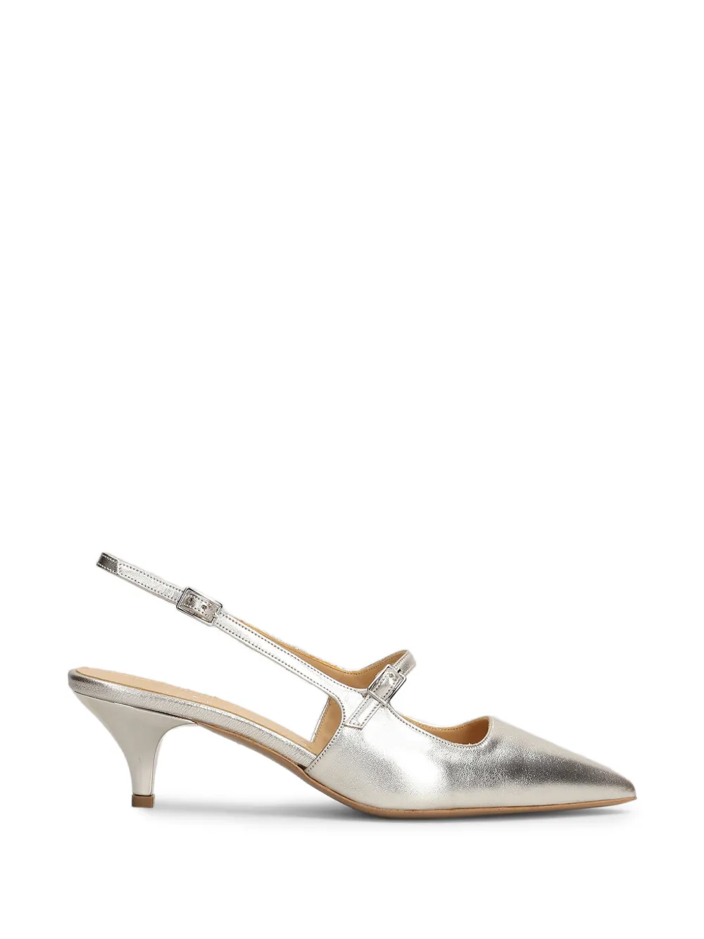 Fratelli Russo Slingback pumps met gespsluiting Zilver