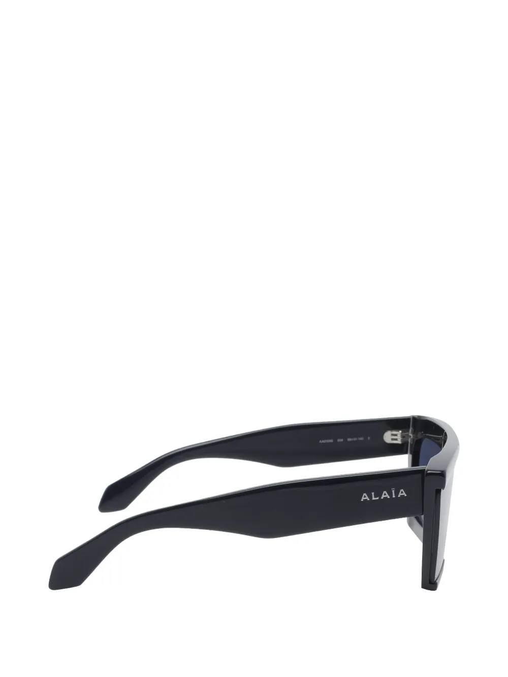 Alaia Eyewear Zonnebril met masker montuur Zwart