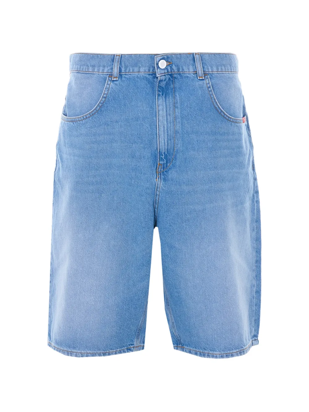 AMISH Tommy belt-loop shorts - Blu