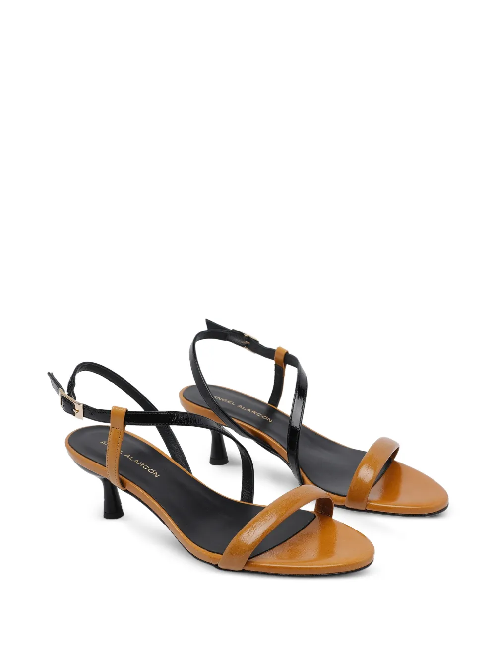 ANGEL ALARCON Elvira sandalen met gespsluiting Beige