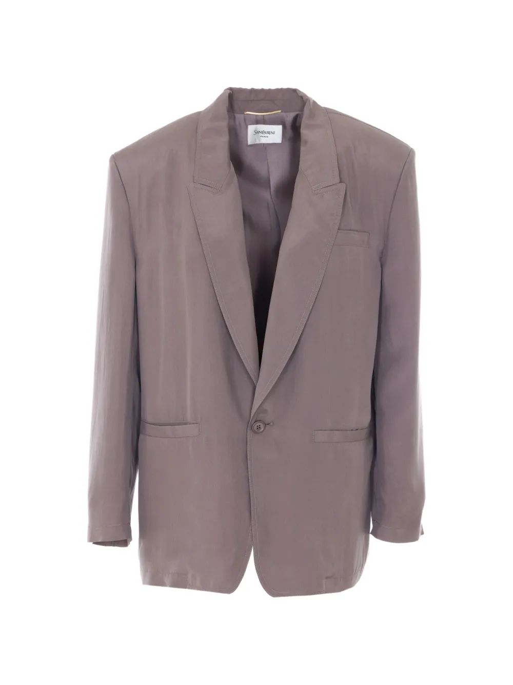 Saint Laurent Sakko aus Seide - Grau