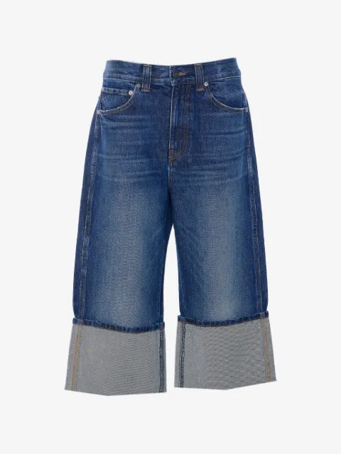 KHAITE Boyle cuffed jeans