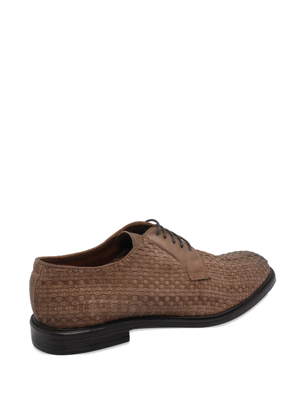 Pawelk's Daddy geweven suède derby schoenen Bruin