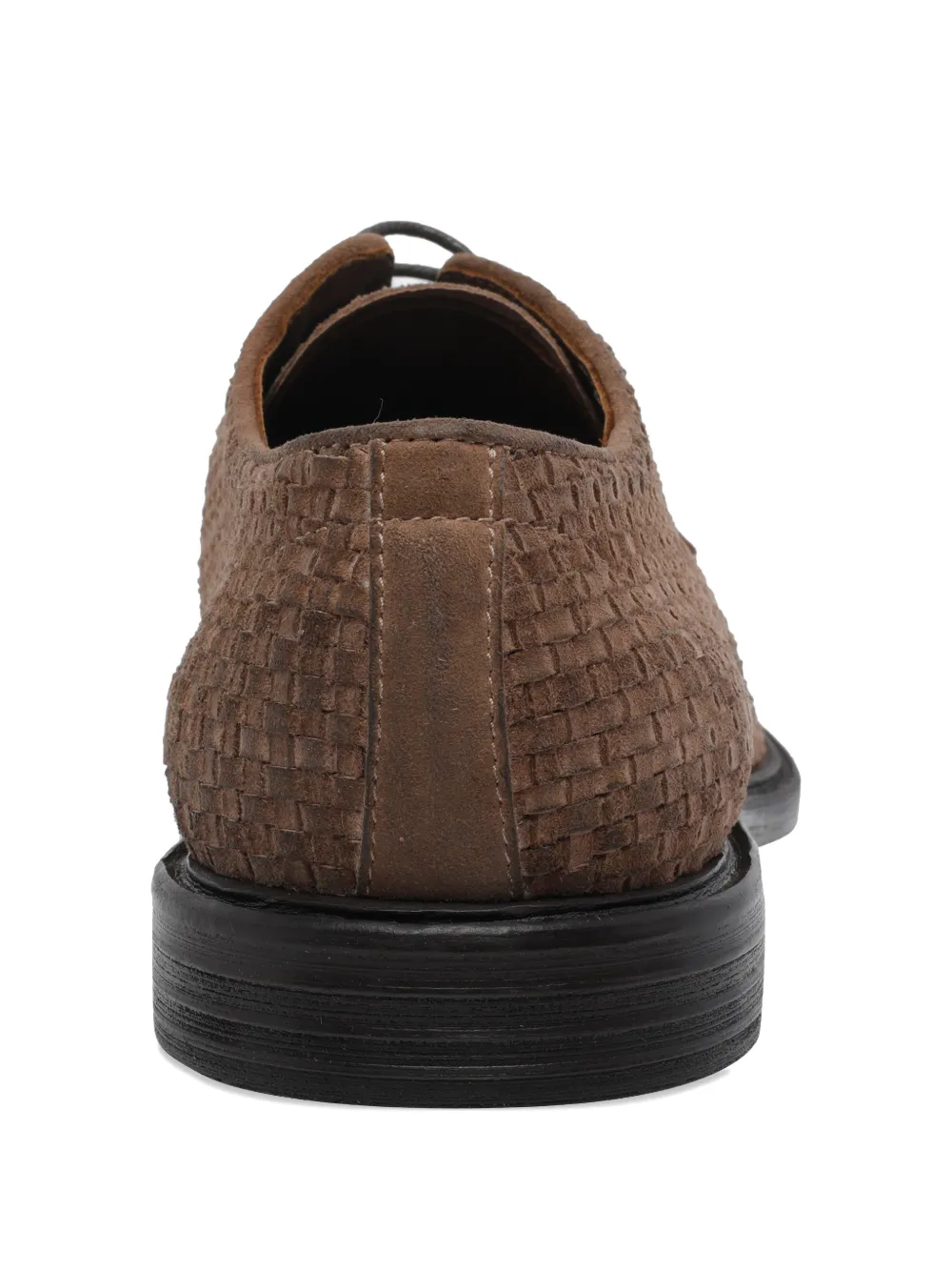Pawelk's Daddy geweven suède derby schoenen Bruin