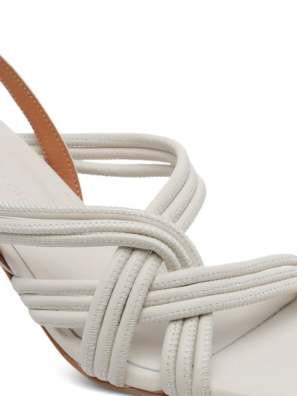 ANGEL ALARCON Aurora sandalen met meerdere bandjes Wit