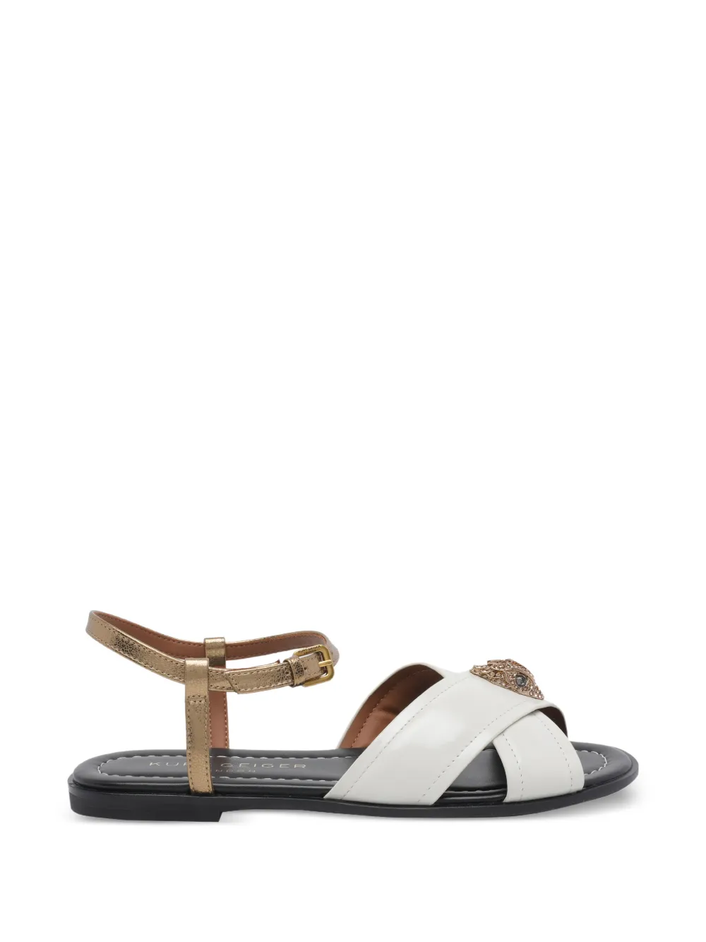 Kurt Geiger London Orson Cross flat sandal - Toni neutri