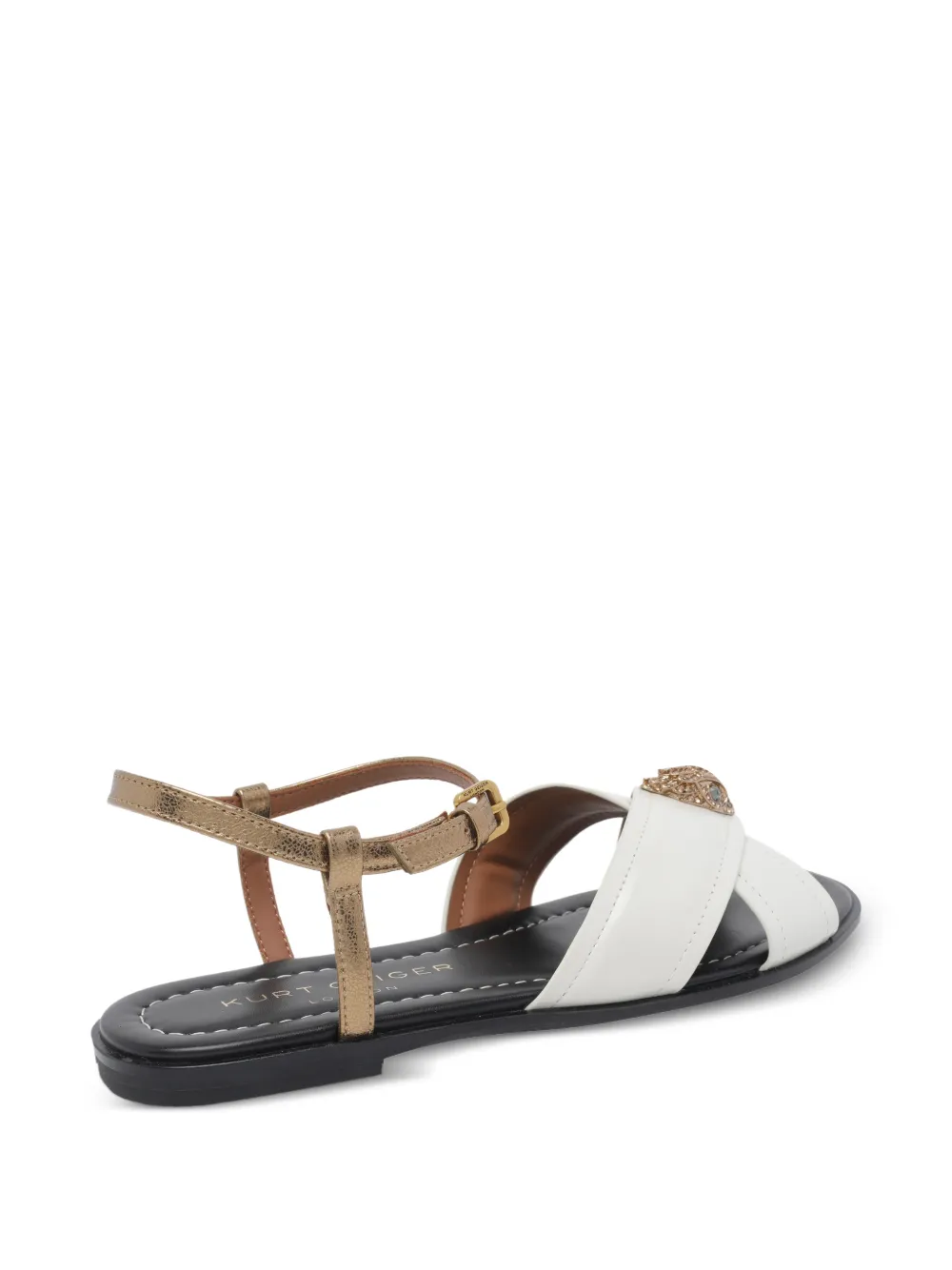 Kurt Geiger London Orson Cross flat sandals Beige