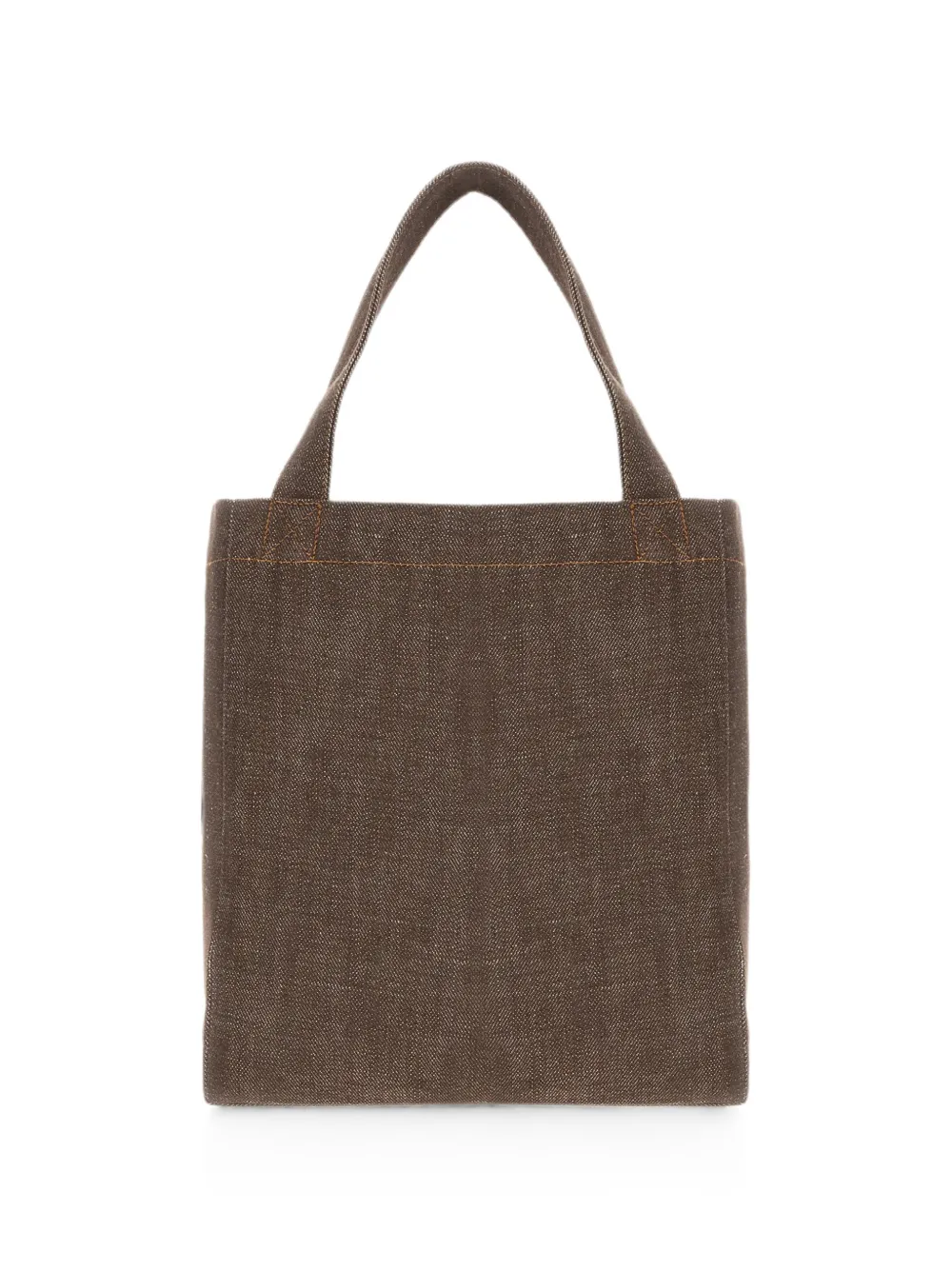 A.P.C. Shopper met logoprint Bruin