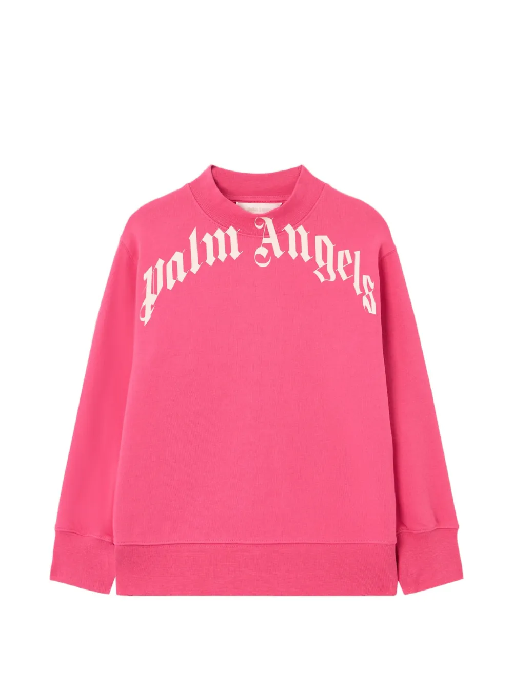 Palm Angels Kids logo-print sweatshirt - Rosa