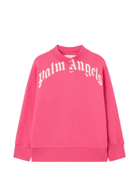 Palm Angels Kids sudadera con logo estampado