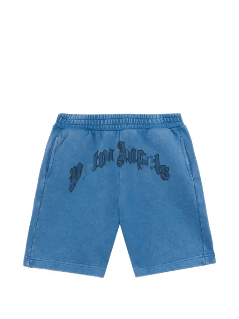 Palm Angels Kids pantalones cortos con logo estampado