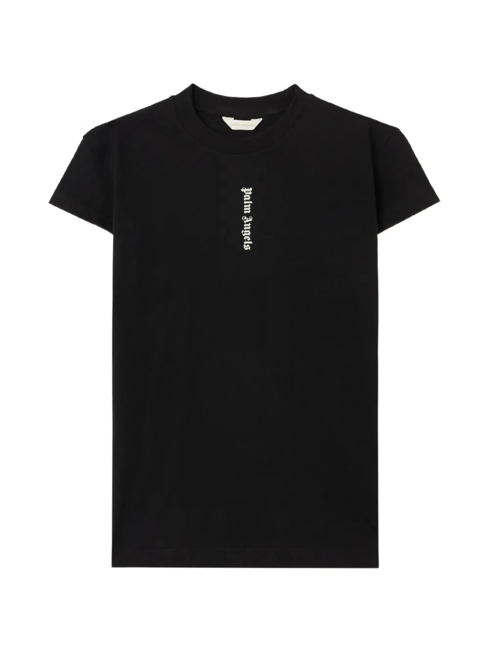 Palm Angels Kids logo-print T-shirt dress - Nero