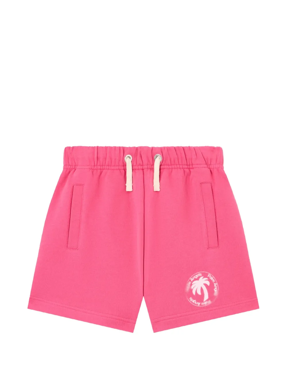 Palm Angels Kids Palm Stamp shorts - Pink