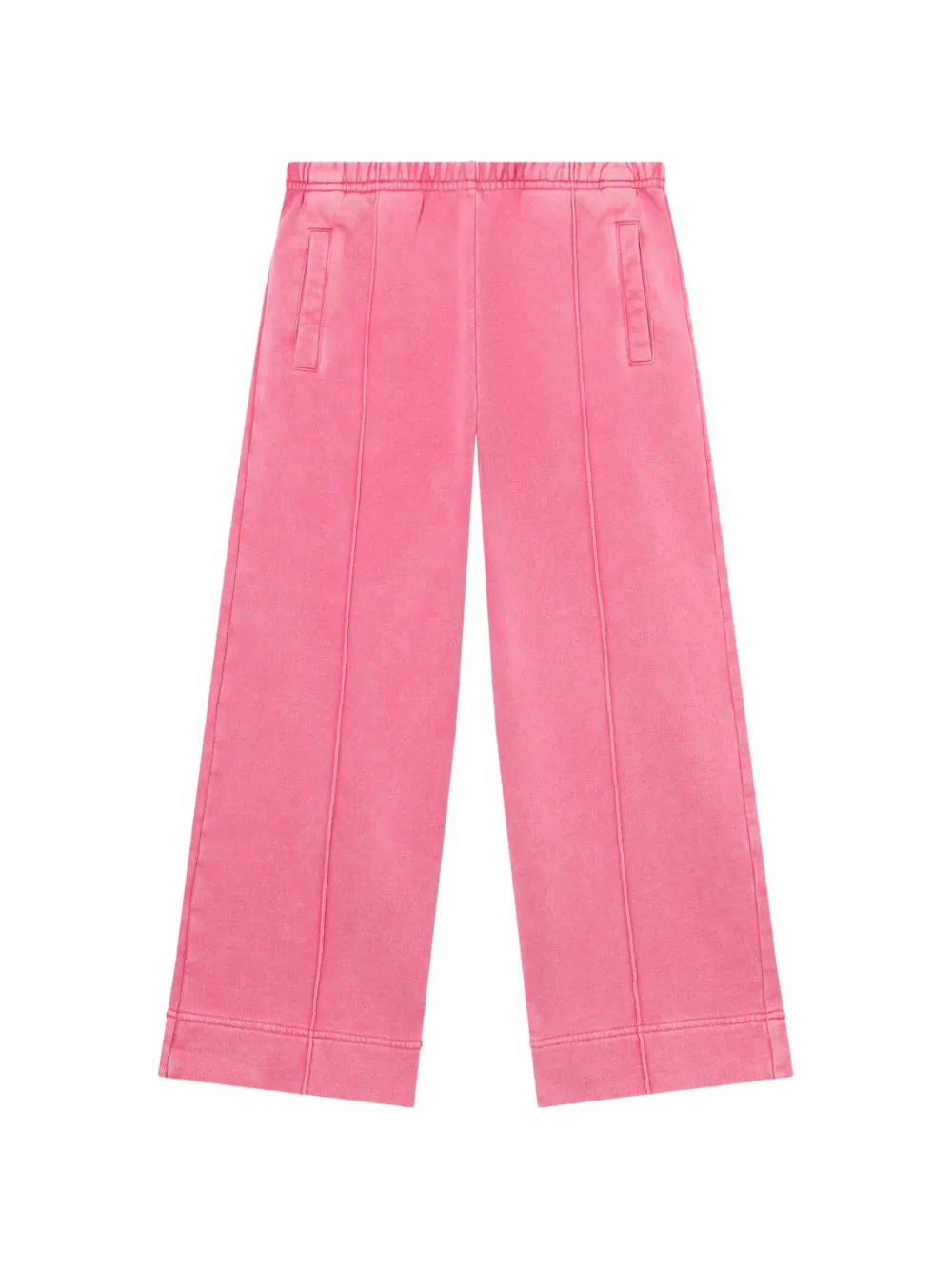 Palm Angels Kids Broek met vervaagd effect en logo-print Roze