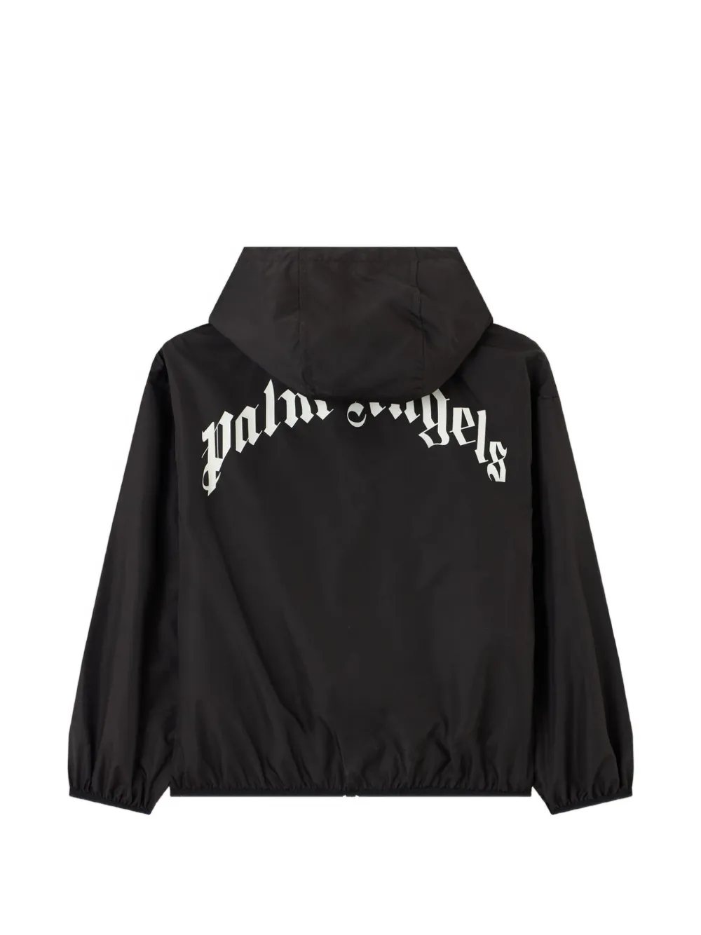 Palm Angels Kids Windjack met capuchon Zwart
