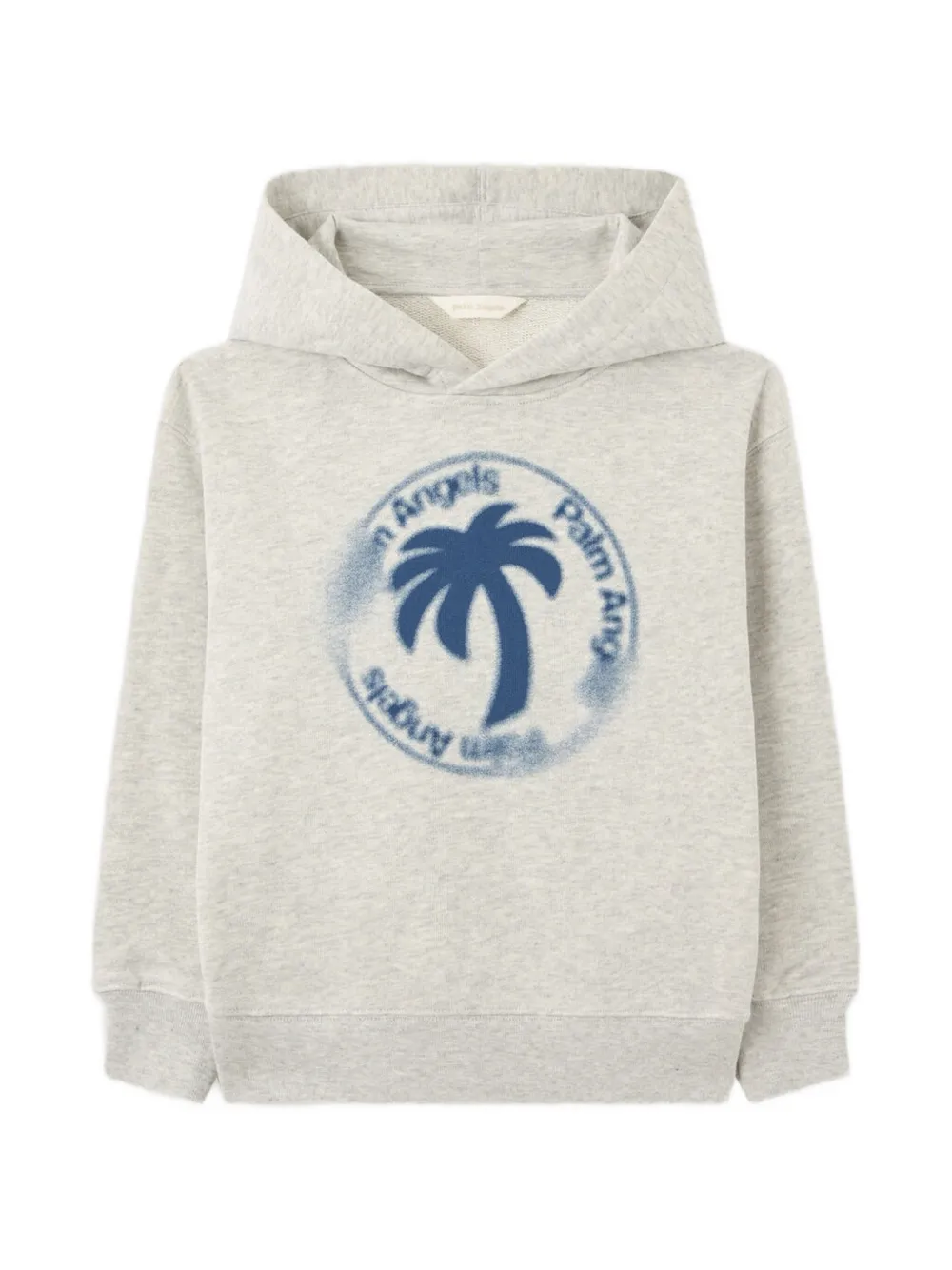 Palm Angels Kids Palm Stamp hoodie - Grigio