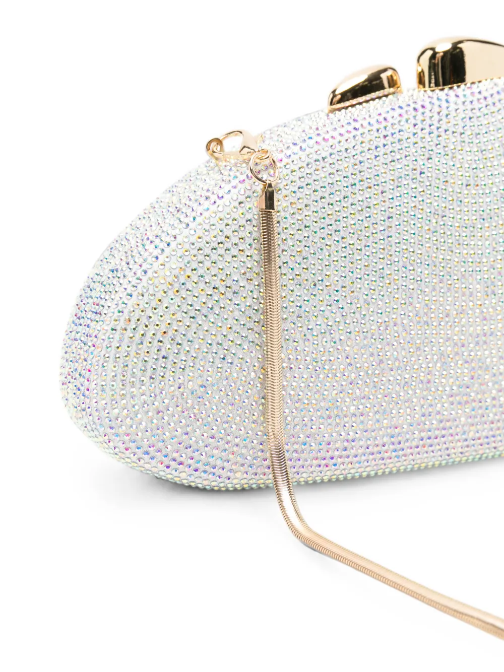 JW Pei Clutch verfraaid met stras Wit
