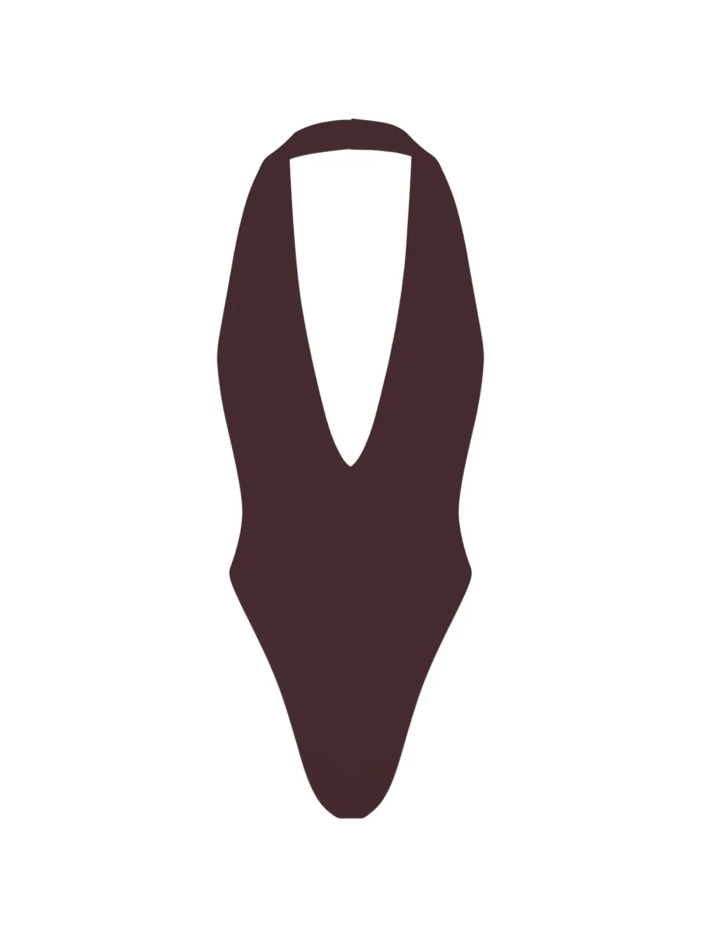 Myra Swim Ralph halterneck swimsuit - Marrone