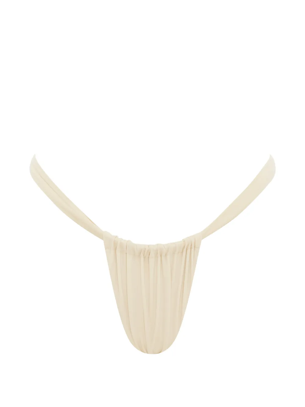 Myra Swim Rio ruched bikini bottoms - Nude