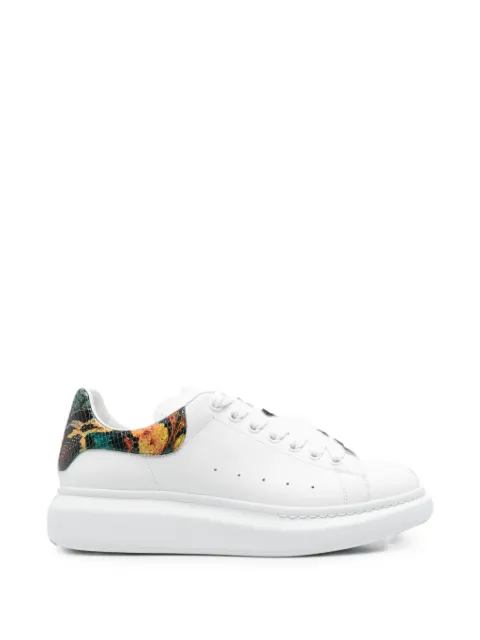 Alexander McQueen animal-print lace-up sneakers