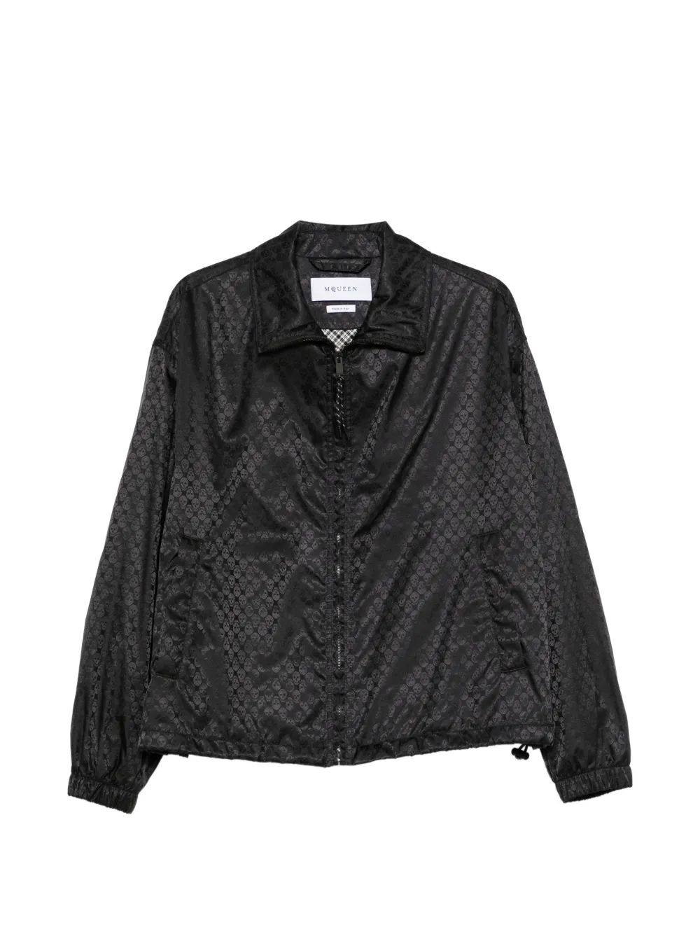 Alexander McQueen Skull-jacquard jacket - Nero