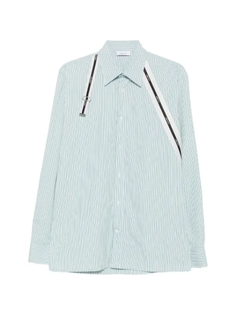 Alexander McQueen Harness striped shirt