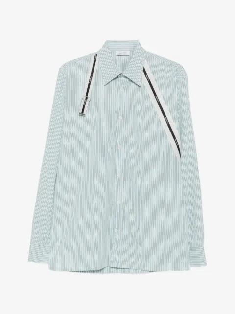Alexander McQueen Harness striped shirt